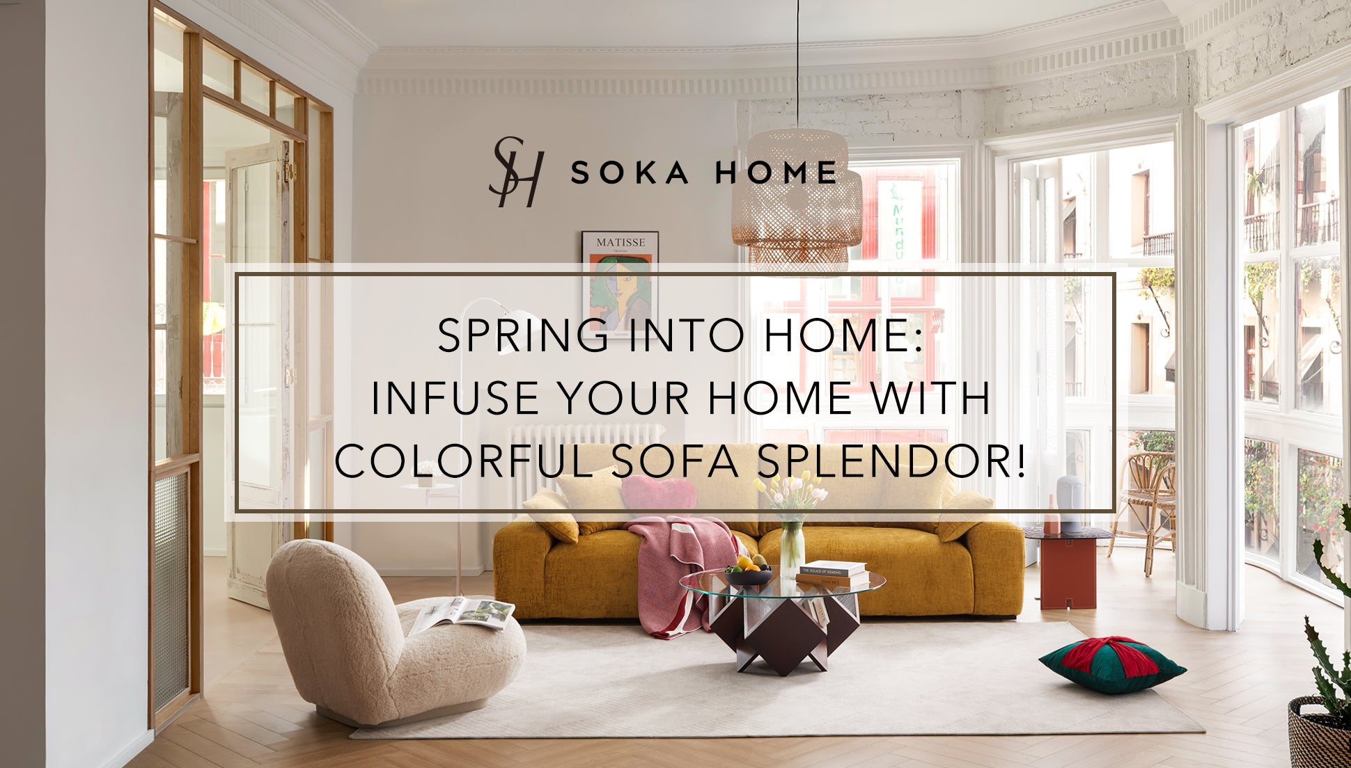 5 Colorful Sofa Options for Spring – SOKA HOME