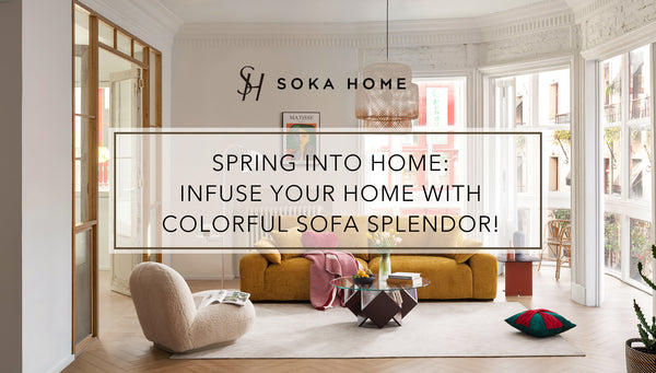 5 Colorful Sofa Options for Spring