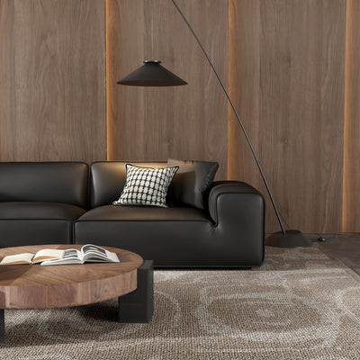 Domus Curved Sofa-Black