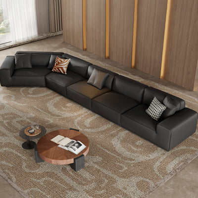Domus Curved Sofa-Black