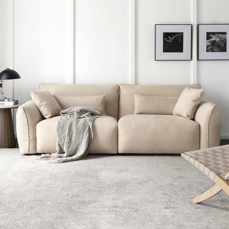 Minimalist Beige Milano Moda Sofa-Beige