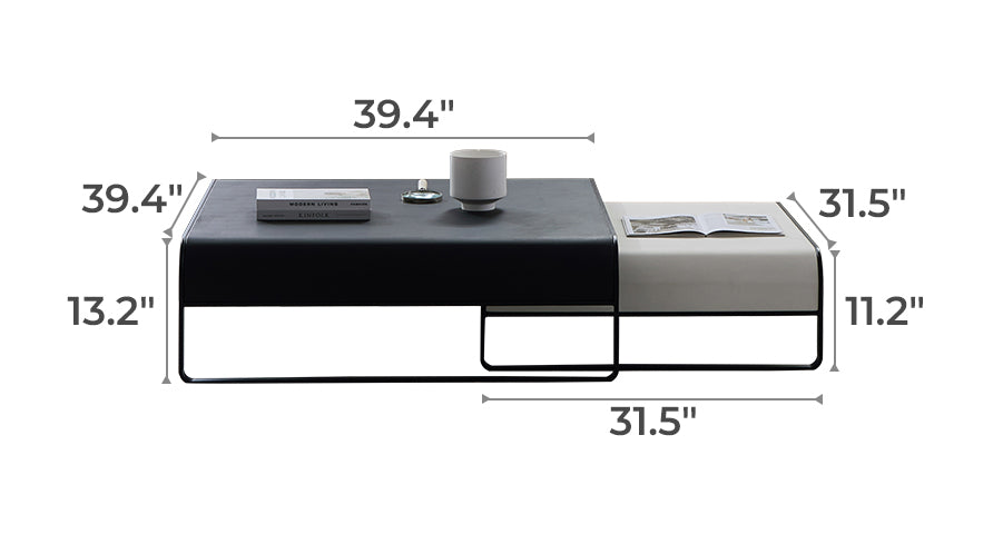 Modern Duet Coffee Table Set