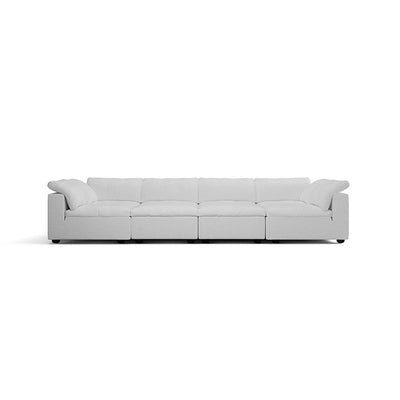 Tender Wabi Sabi Sand Sofa Bed-White-165.4"