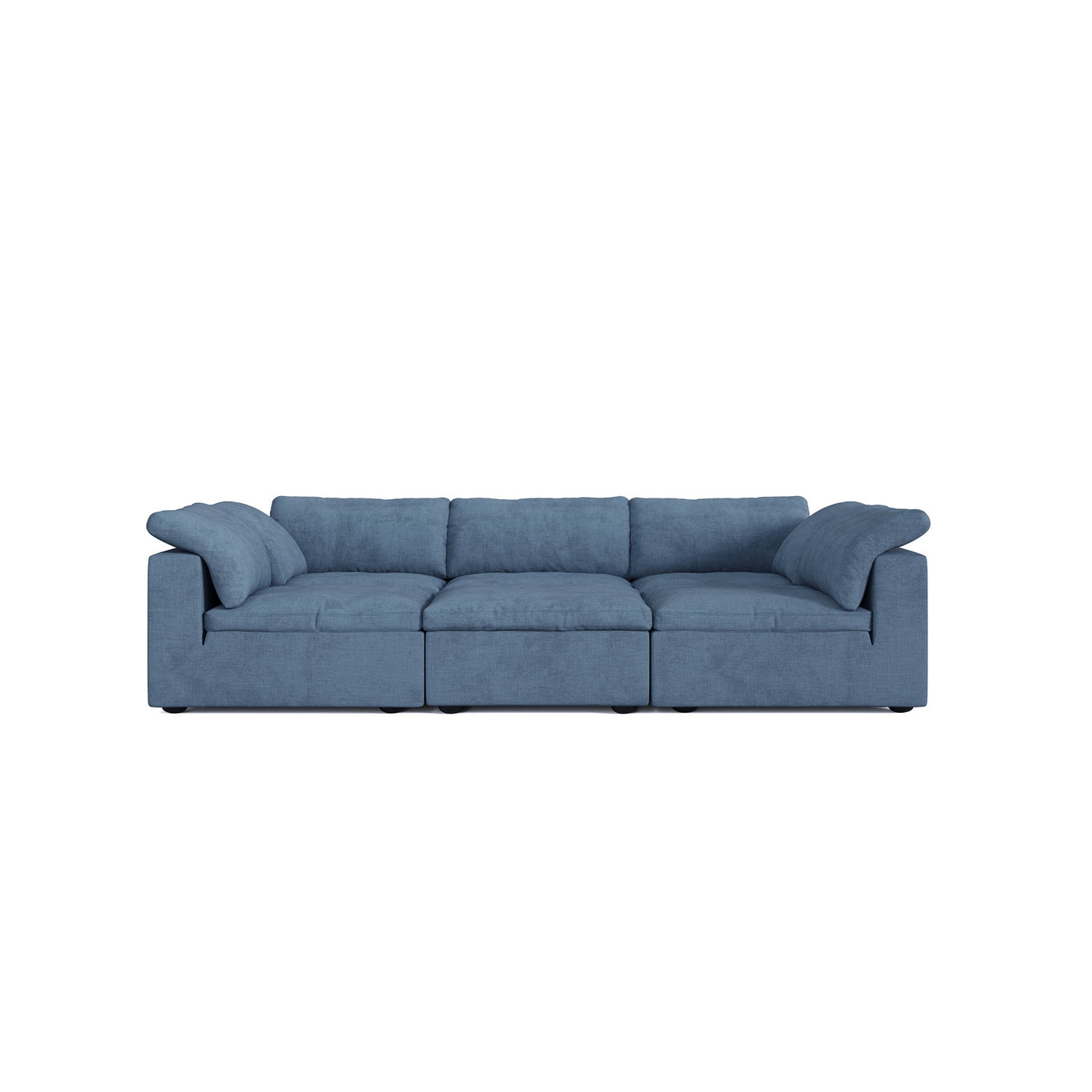 Tender Wabi Sabi Beige Sofa Bed-Blue-128.0"