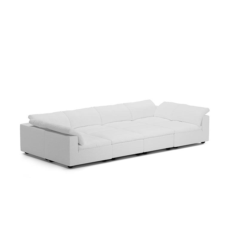 Tender Wabi-Sabi White Sofa Bed-hidden