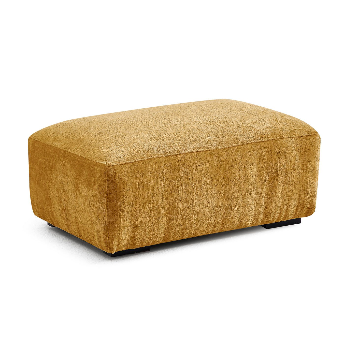 The Empress Beige Sofa and Ottoman-Yellow