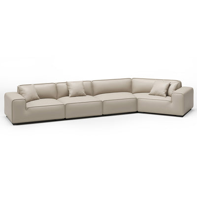 Domus Curved Sofa-Beige