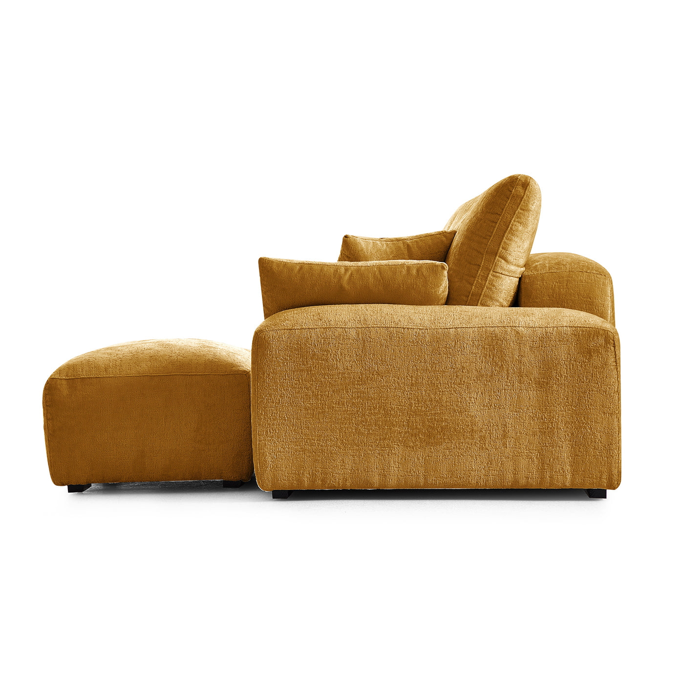 The Empress Yellow Sofa and Ottoman-Yellow