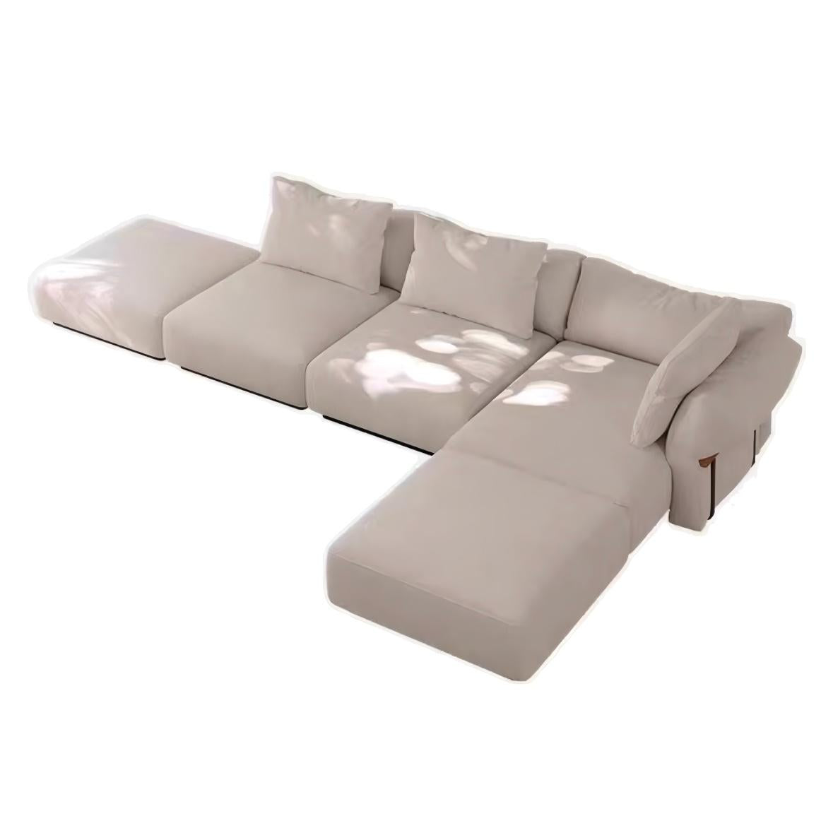 Crestview Modular Sectional Sofa-Beige-159.4"