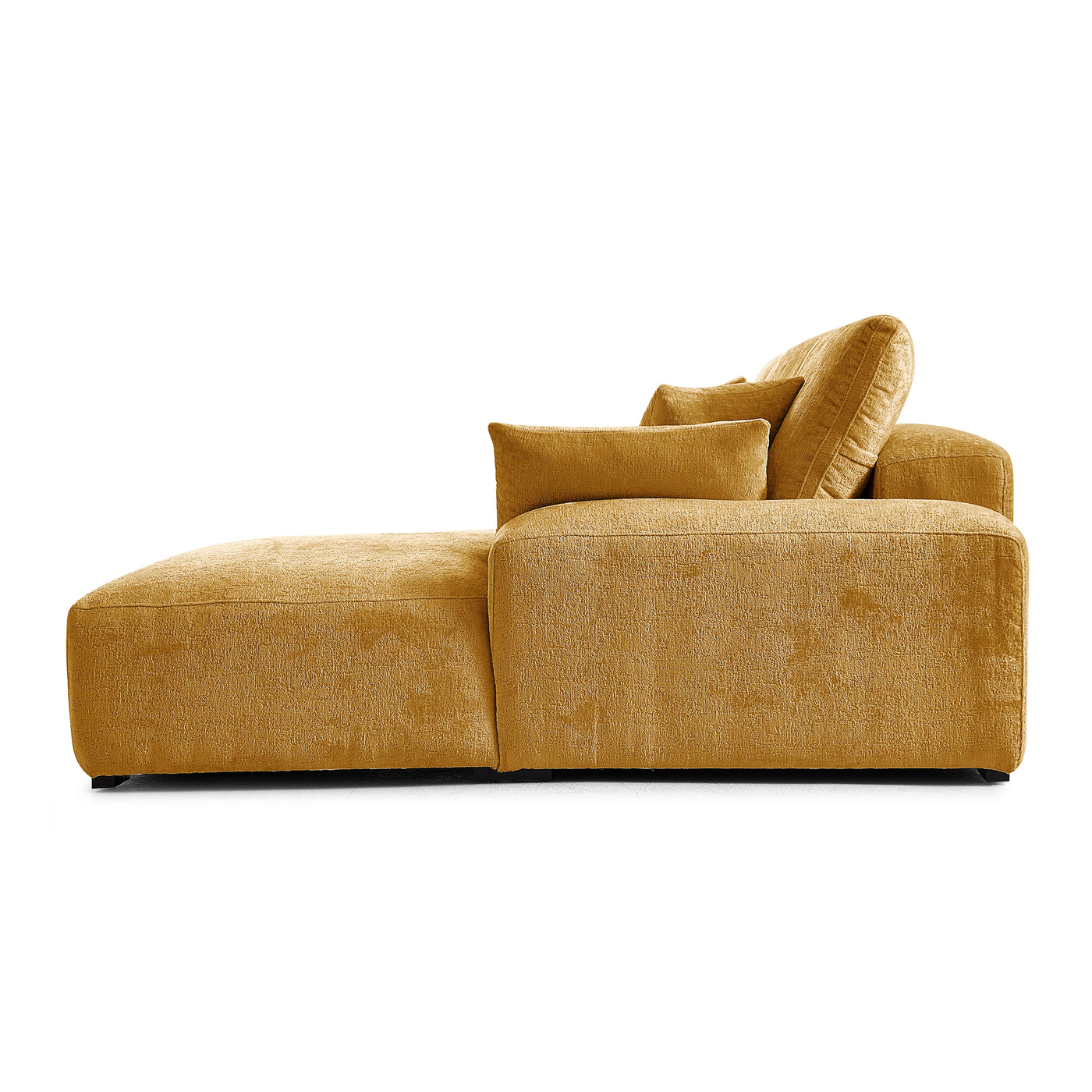 The Empress Beige Sectional-Yellow
