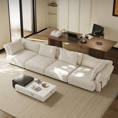 Crestview Modular Sectional Sofa-Beige