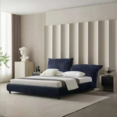 Blueberry Mousse Velvet Bed