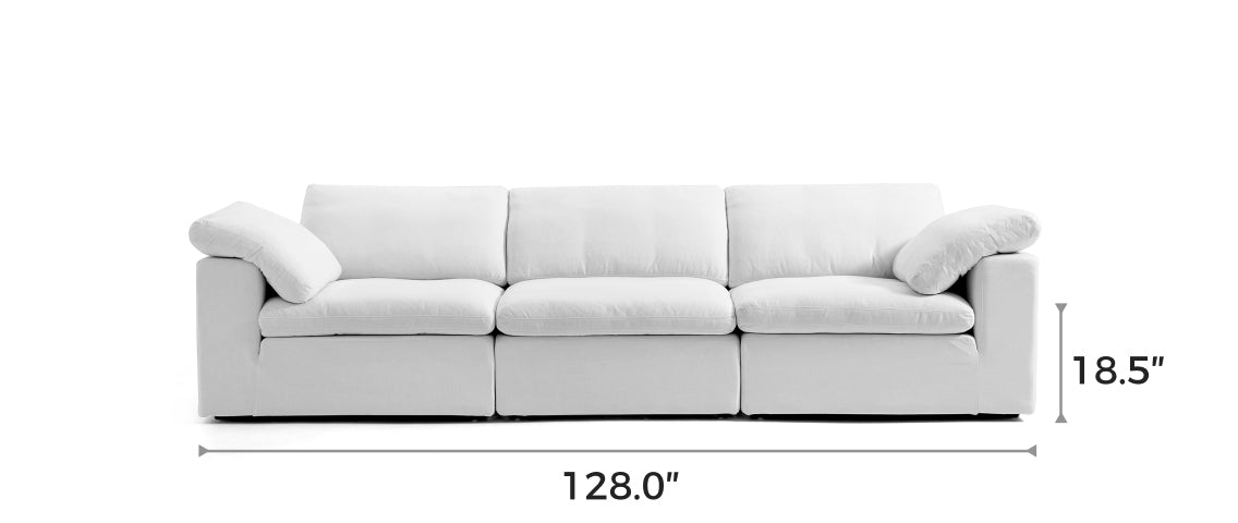 Tender Wabi-Sabi Beige Sofa