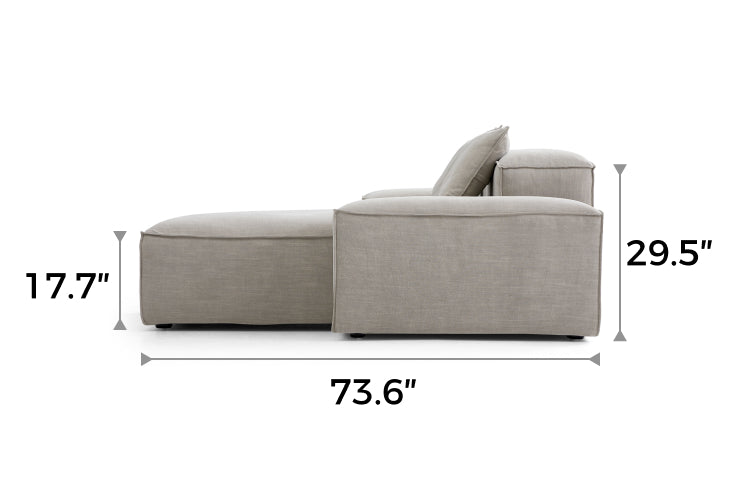 Freedom Modular New Gray Sectional Sofa