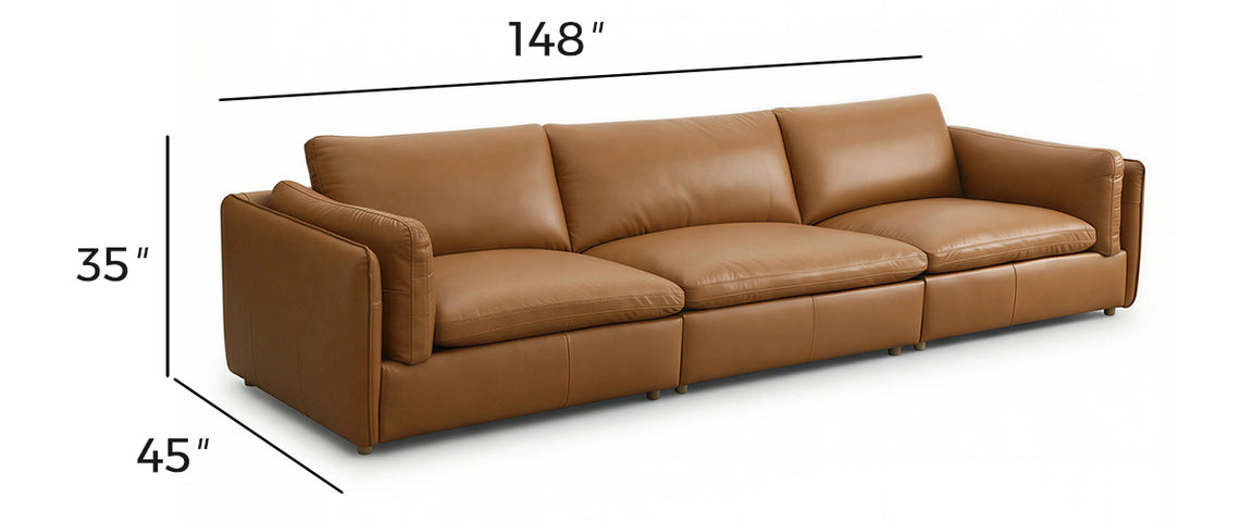 Relax Leather Modular Sofa