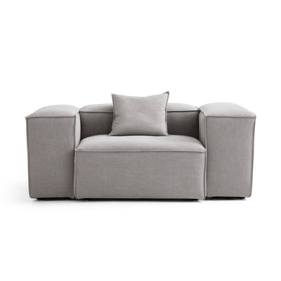 Freedom Modular Accent Armchair-New Gray-High