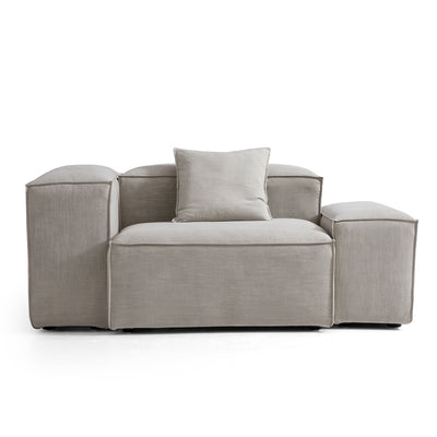 Freedom Modular New Gray Accent Armchair-Sand-Low & High