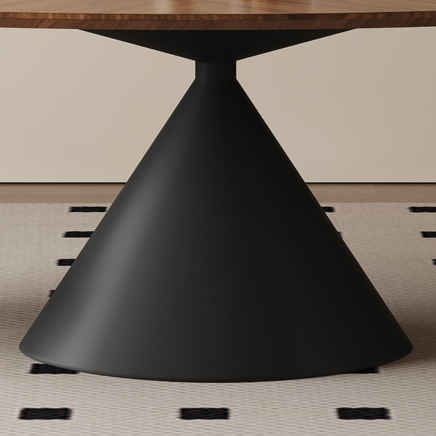 Apex Walnut Ellipse Dining Table