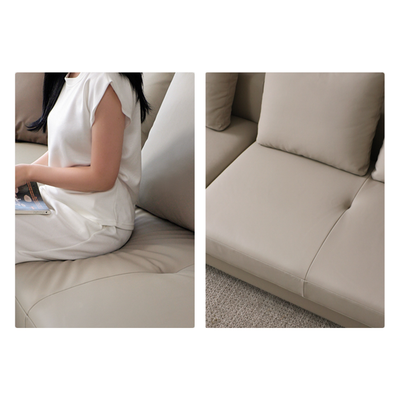 Connery Elevate Floating Leather Sofa