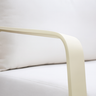 Mykonos Aluminum Outdoor Patio Conversation Set with Cushions