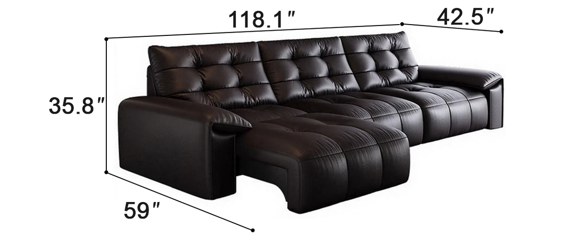 Betances Leather Power Reclining Sofa