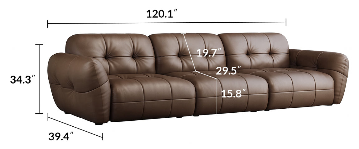 Olympic Luxe Leather Sofa