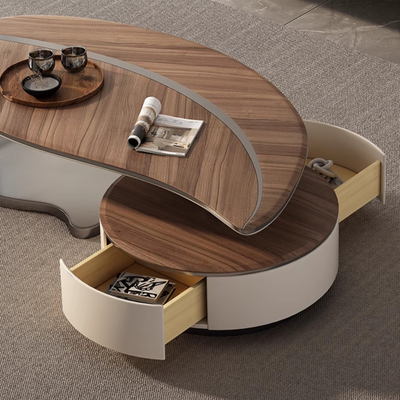 Leaf Curved Coffee Table Set