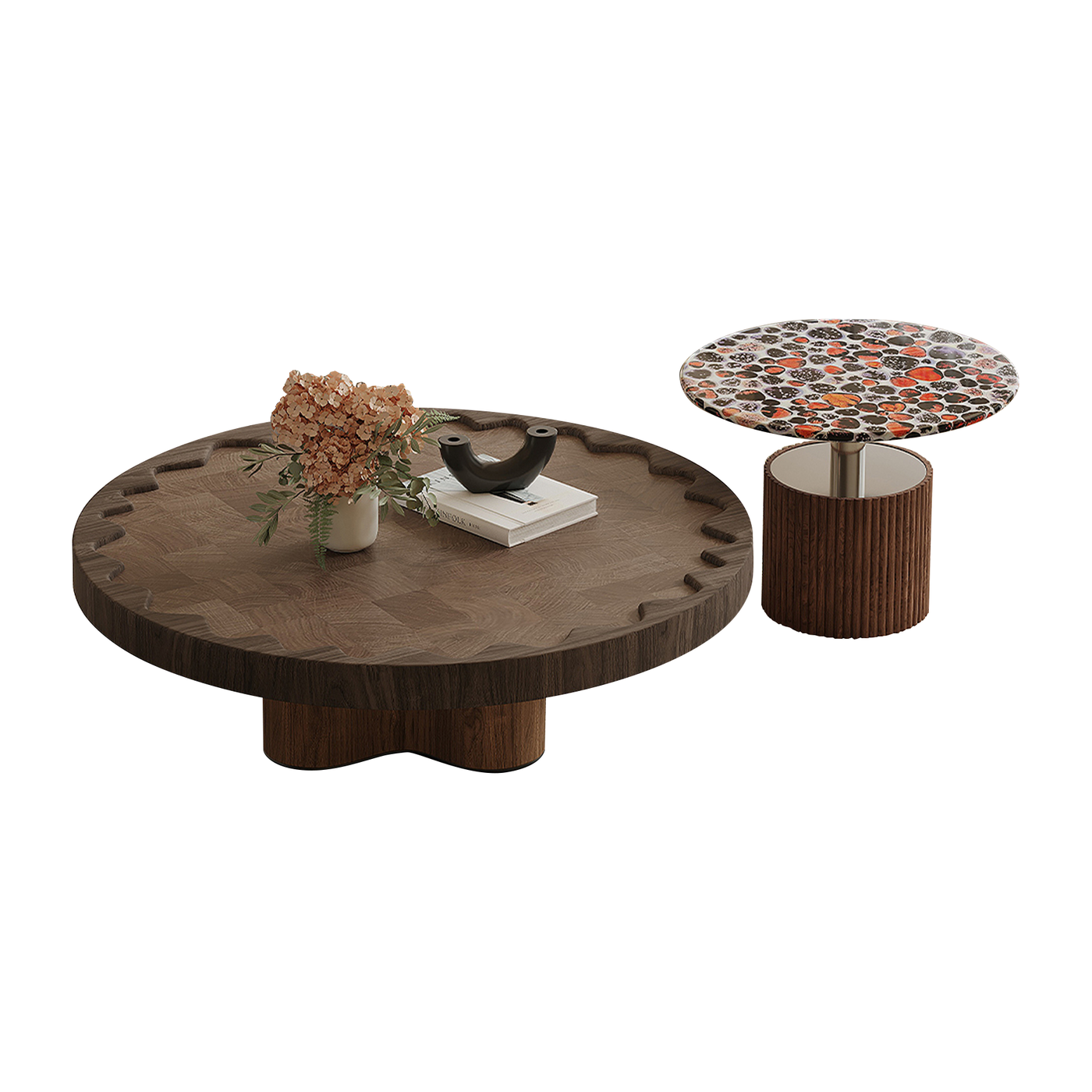 Mosaic Bloom Coffee Table Set
