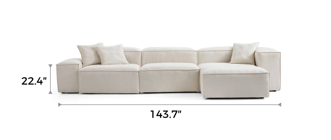 Freedom Modular Sofa with Ottoman