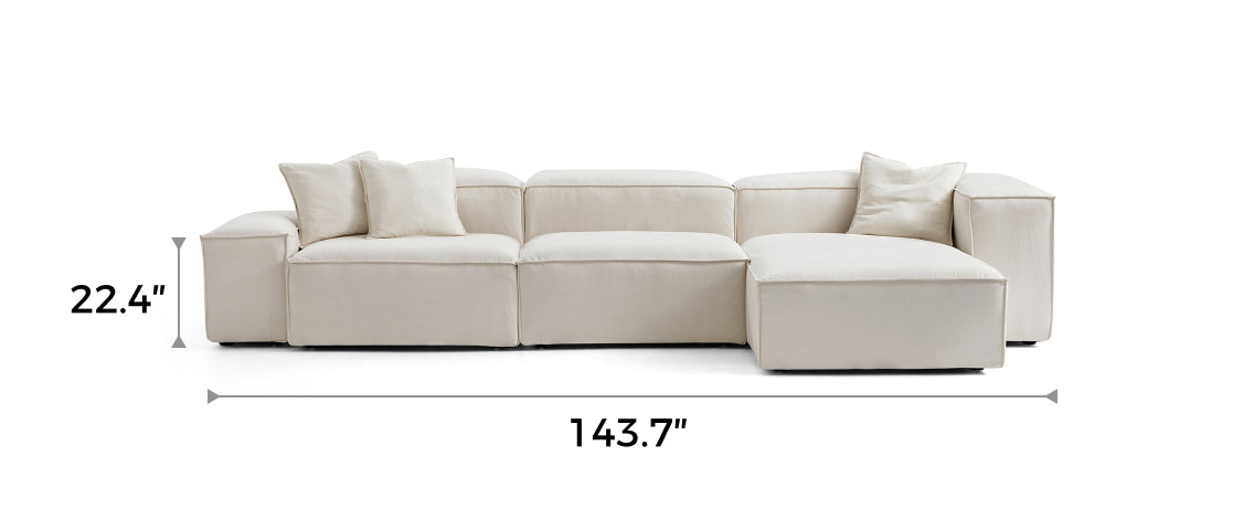 Freedom Modular Double-Sided Sectional Sofa