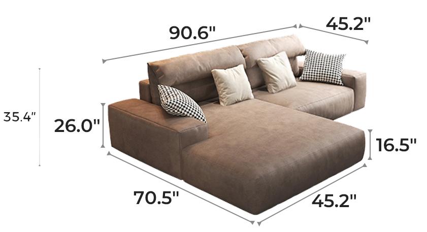 Chestnut Sectional