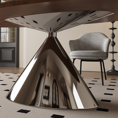 Apex Walnut Ellipse Dining Table