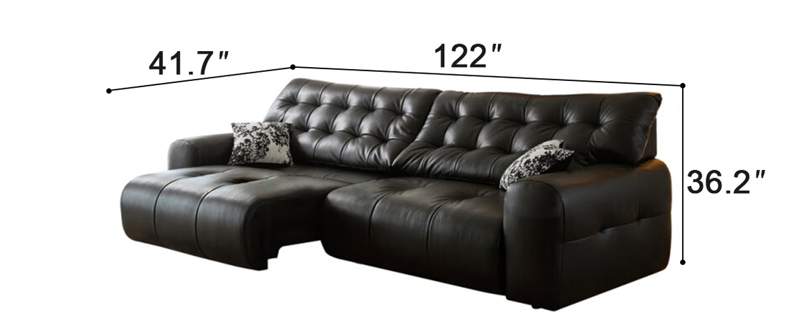 Breeanne Leather Electric Reclining Sofa