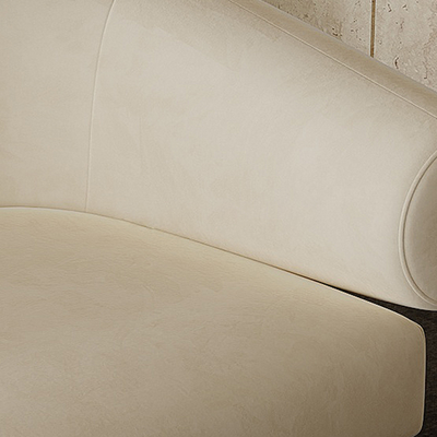 Arcana Curved Premium Velvet Sofa