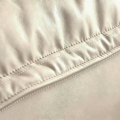 Raisa Vintage Leather Sailboat Sofa-Beige