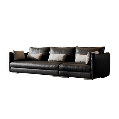 Lennox Plush Leather Sofa