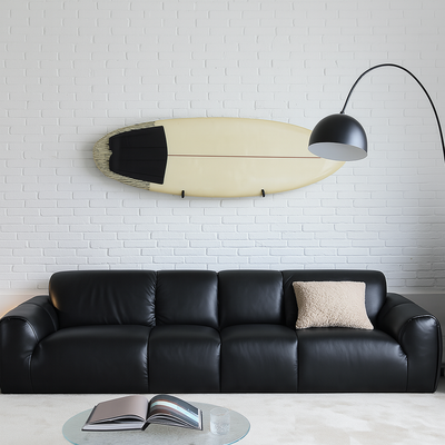 Rex Leather Sofa-Black