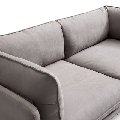 Vanilla Gray Fabric Sofa-Gray