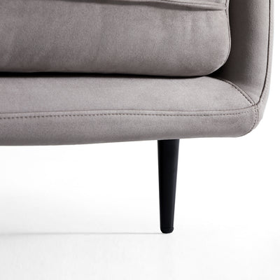 Vanilla Gray Fabric Sofa-Gray