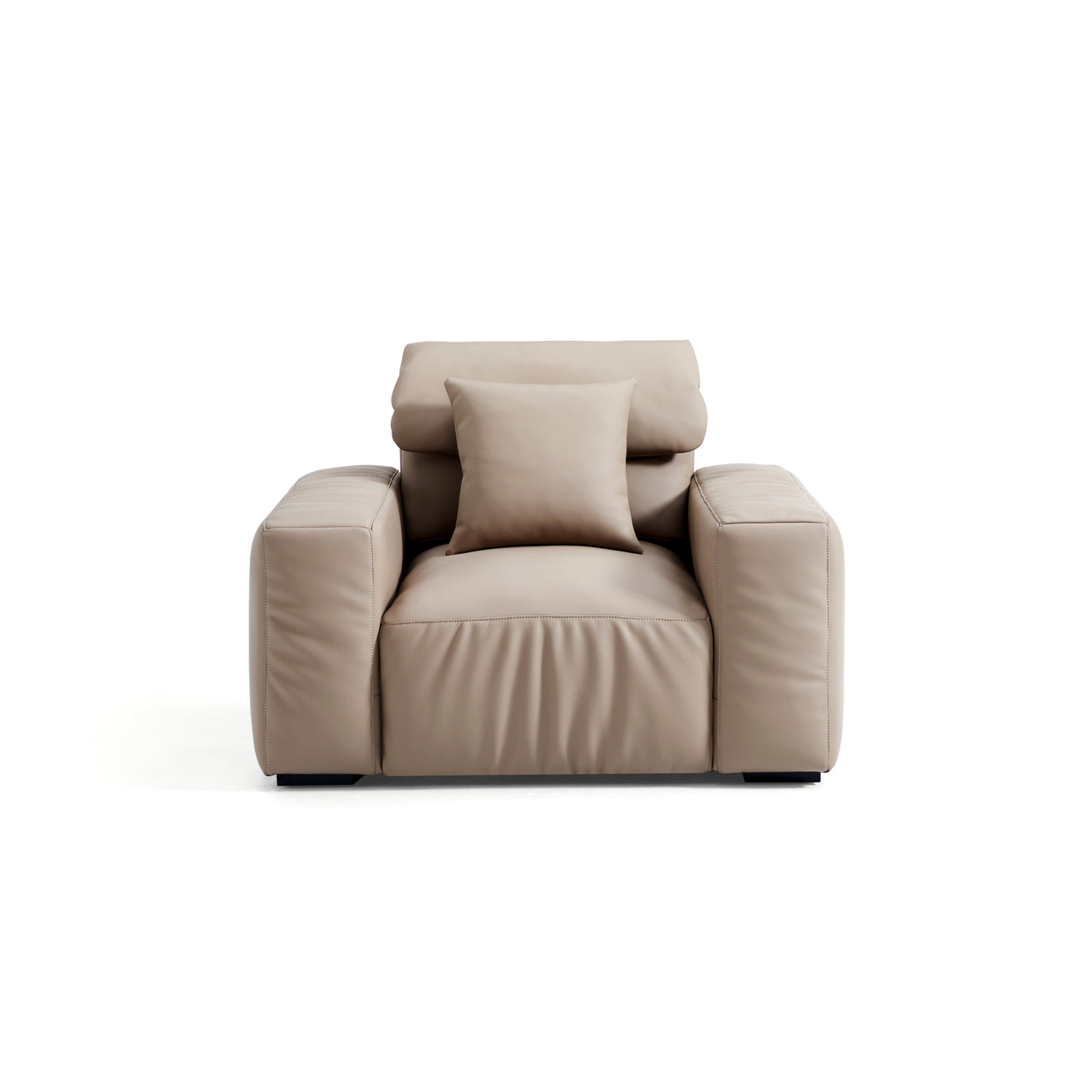 Chestnut Khaki Armchair-Khaki