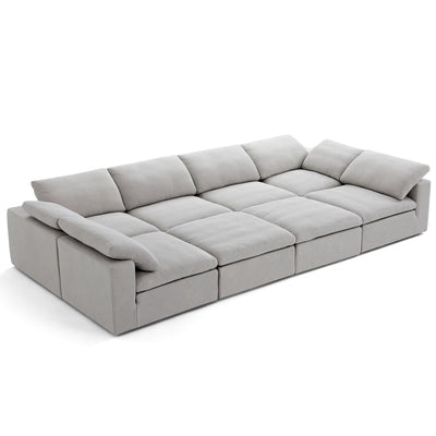 Tender Wabi Sabi Sand Sofa Bed-Light Gray-165.4"