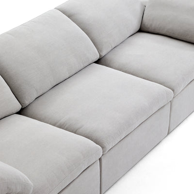 Tender Wabi Sabi Beige Sofa-Light Gray