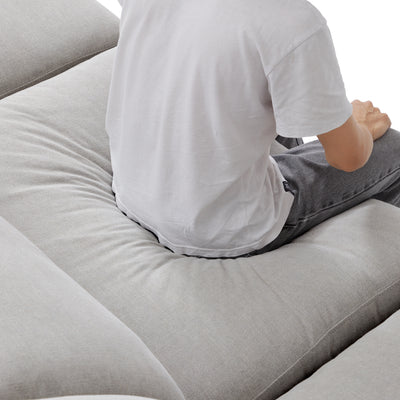 Tender Wabi Sabi Beige Sofa Bed-Gray