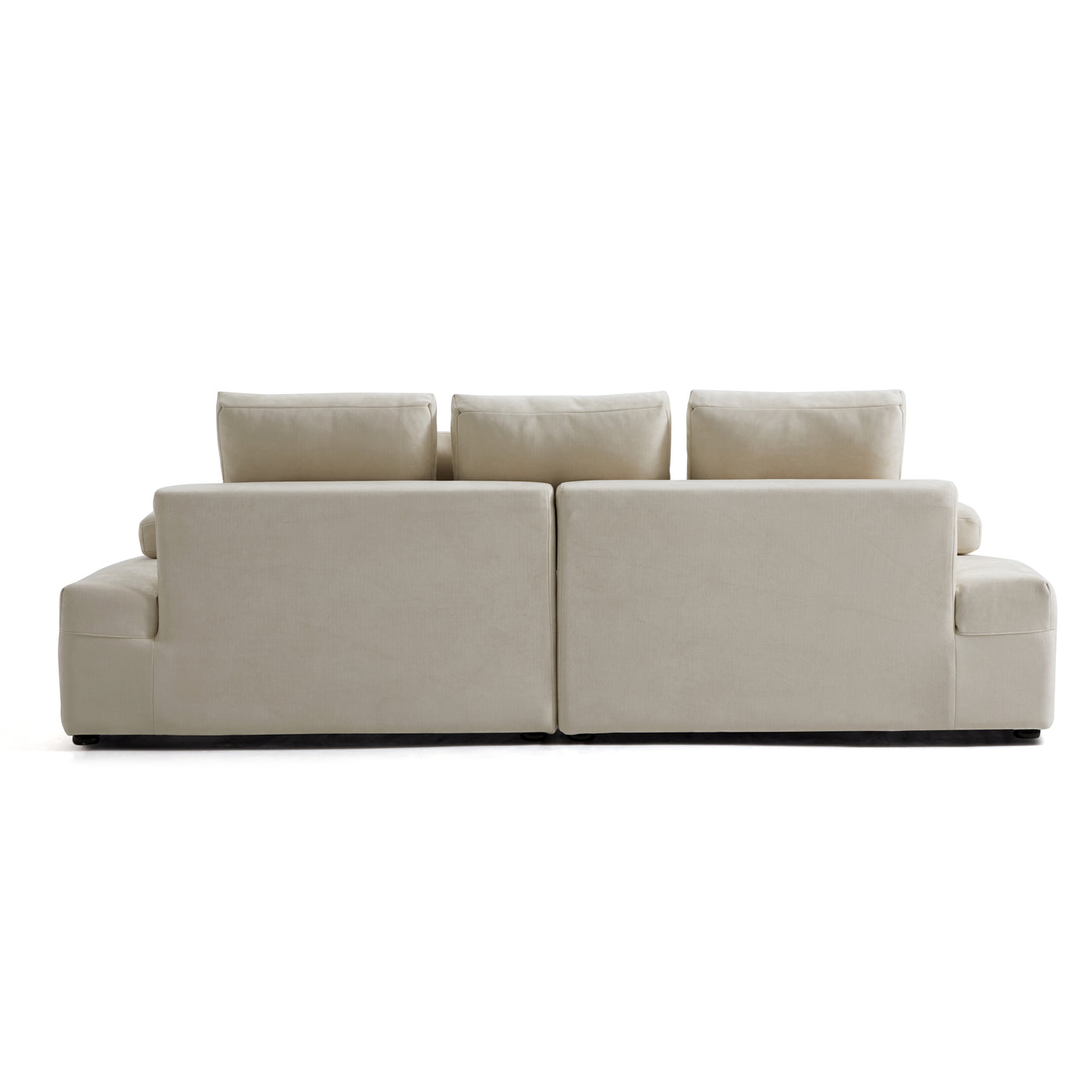 Composition Wabi Sabi Beige Sofa-Beige