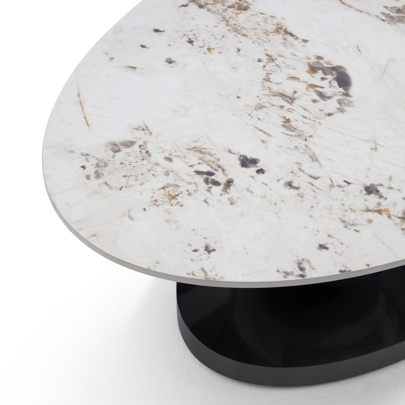 Orbital Glossy Slate Coffee Table