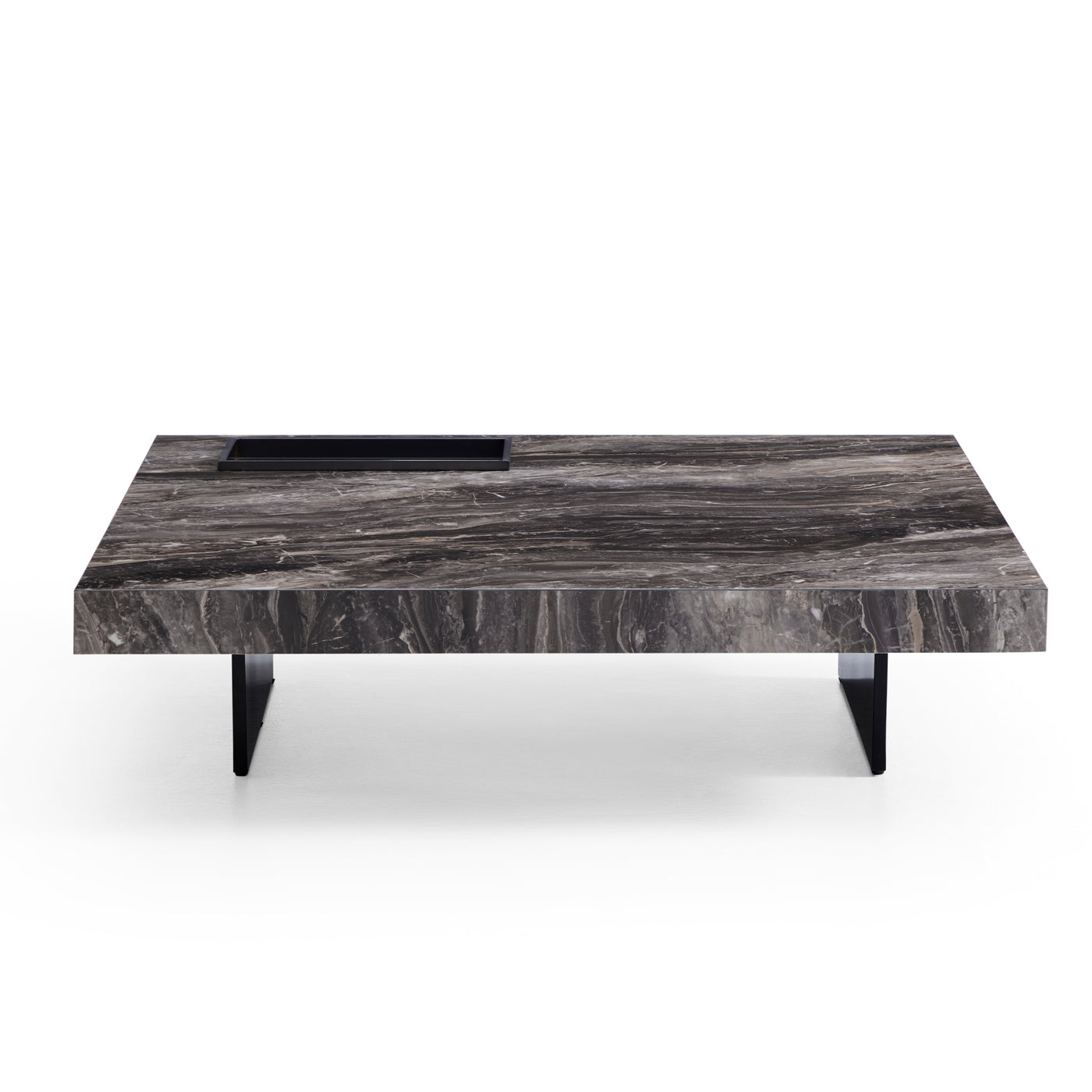 Dark Veined Square Coffee Table