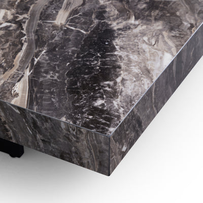 Dark Veined Square Coffee Table