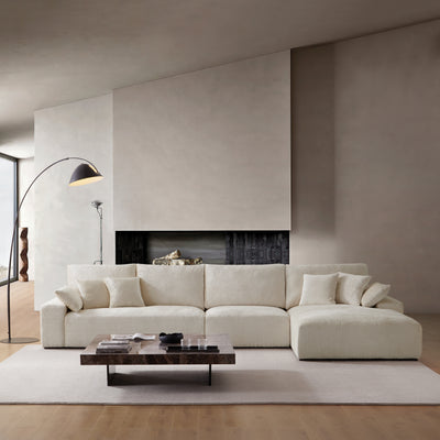 The Empress Beige Sectional-Beige