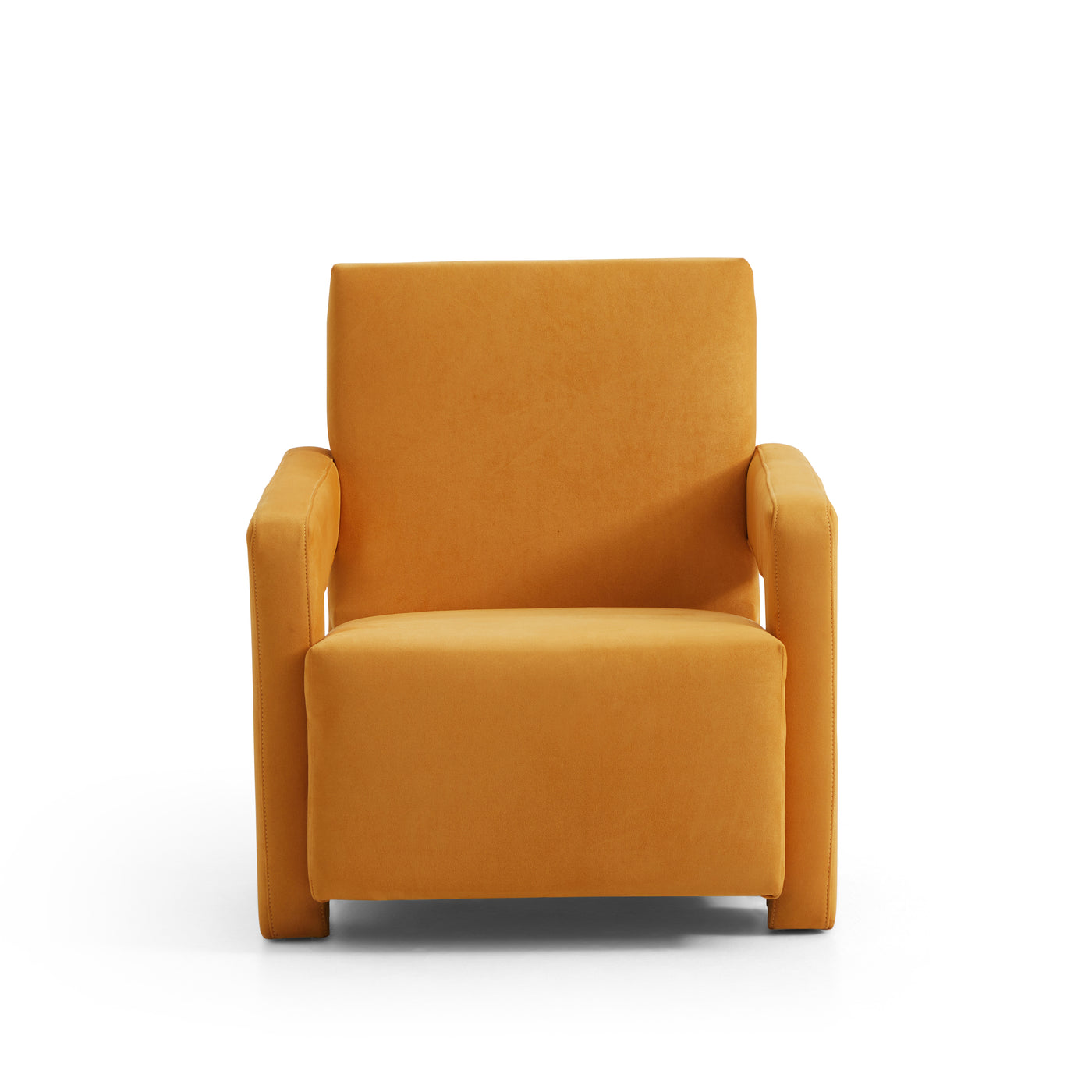 Nova Lemon Matt Fabric Utrecht Armchair-Yellow Matt Fabric