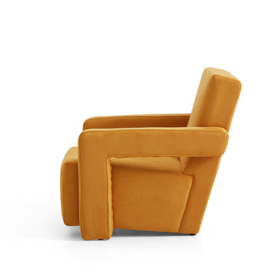 Nova Lemon Matt Fabric Utrecht Armchair